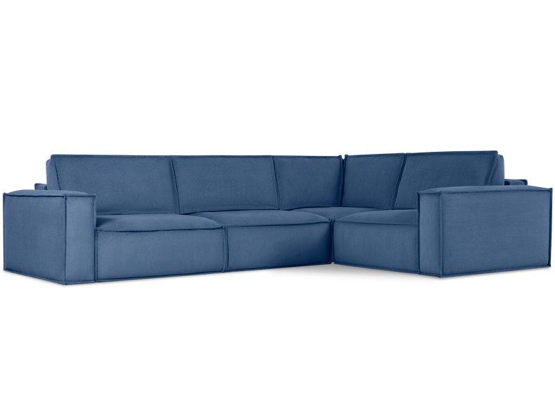 Диван модульный Этен 3 Вельвет Синий