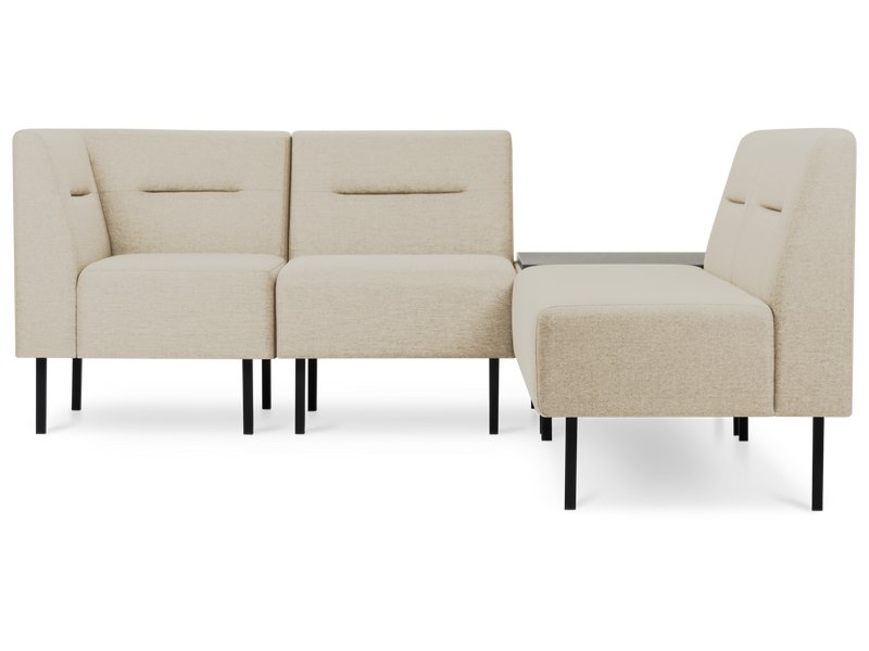 Диван модульный Сэндж-3 Рогожка Бежевый