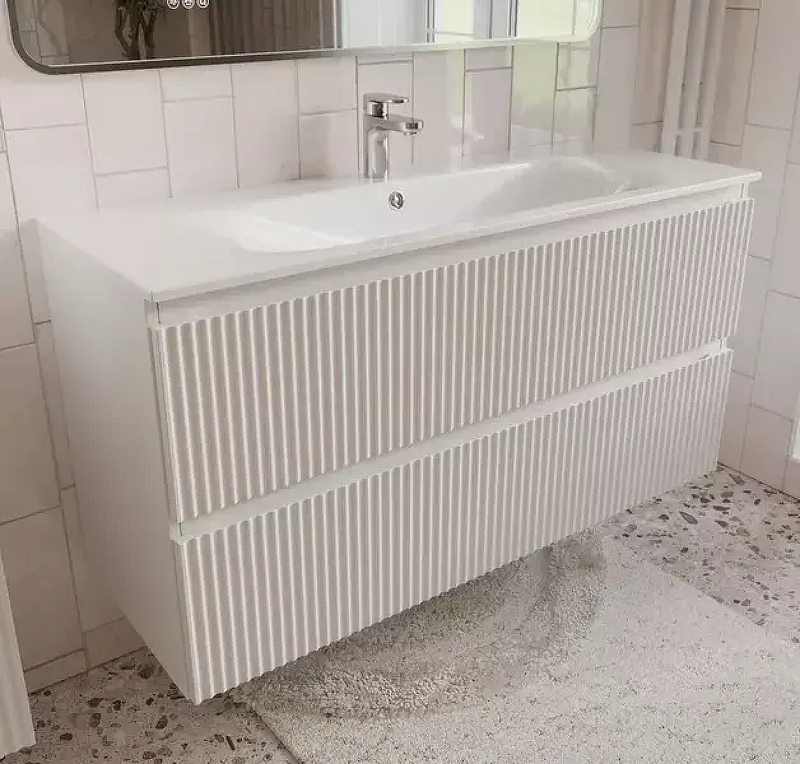 Тумба с раковиной Terminus Сицилия 120 SIC101202900301O подвесная цвет Белый