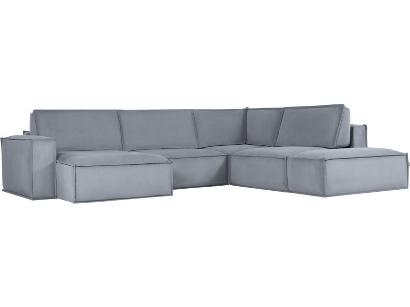 Диван модульный Этен 2 Вельвет Светло-серый
