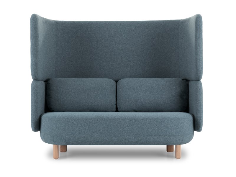 Диван прямой Тут Рядом Космос Рогожка Голубой