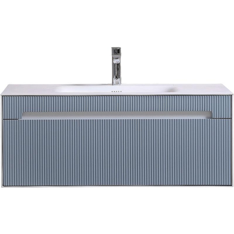 Тумба с раковиной Black&White Universe U920.1000 100 9201000 подвесная Milk white Cement grey