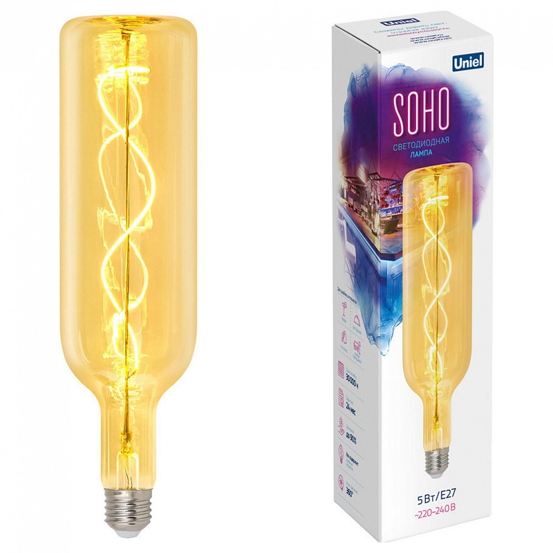 Светодиодная лампа Uniel GLS77GO UL-00010070