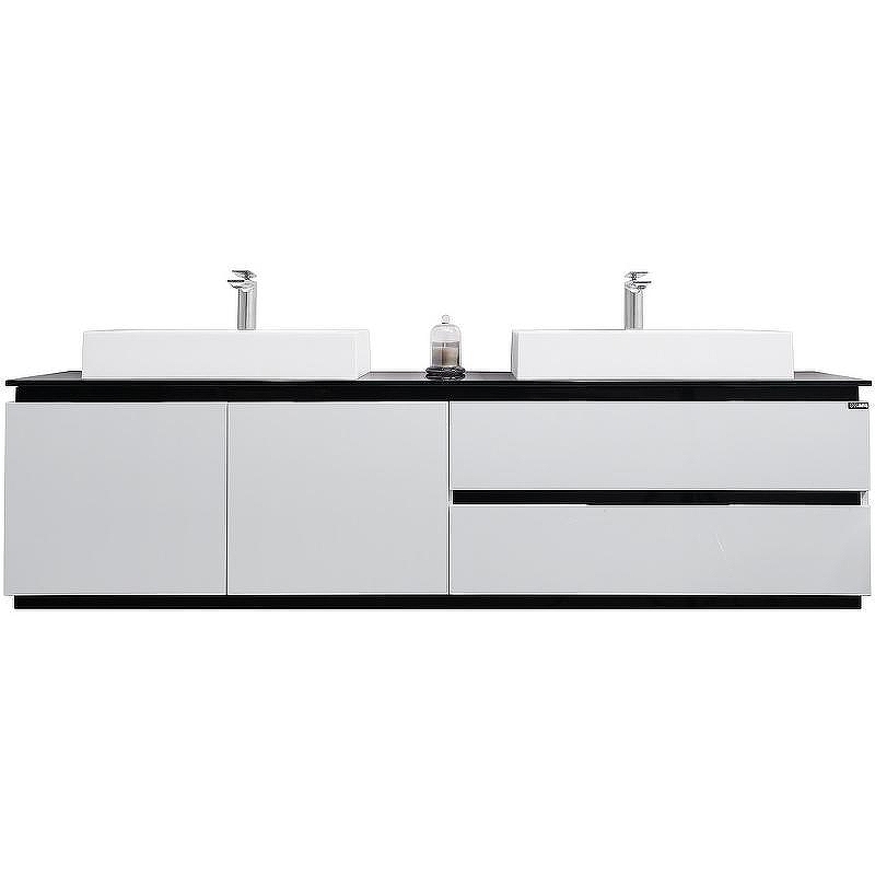 Тумба с раковиной Orans BC-6023-1800 180 60231800 подвесная Белая глянцевая