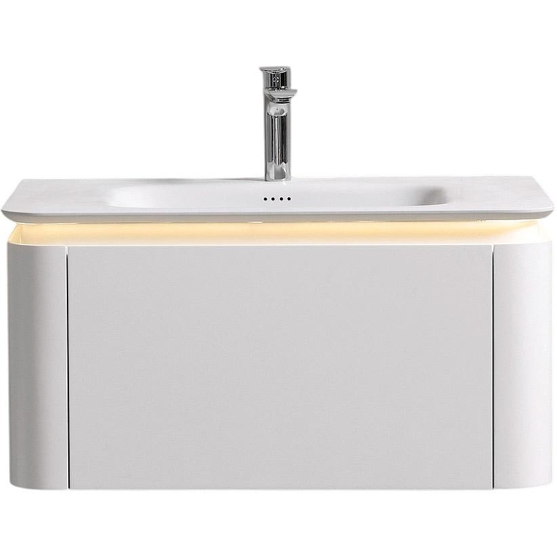 Тумба с раковиной Black&White Universe U925.700 70 925700 подвесная Milk White