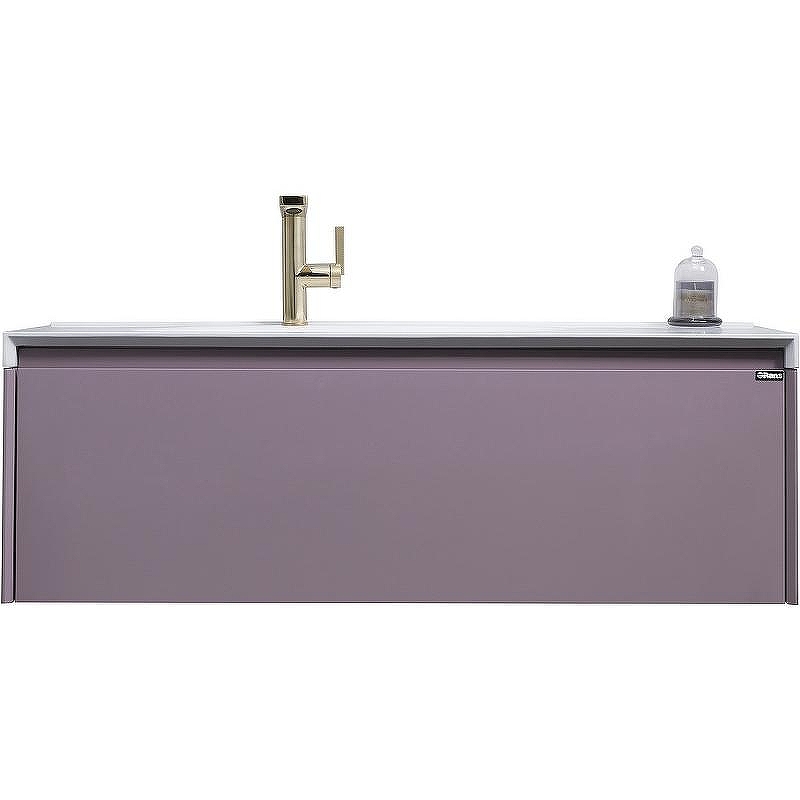 Тумба с раковиной Orans BC-4060-1200L 120 40601200L подвесная Лиловая матовая