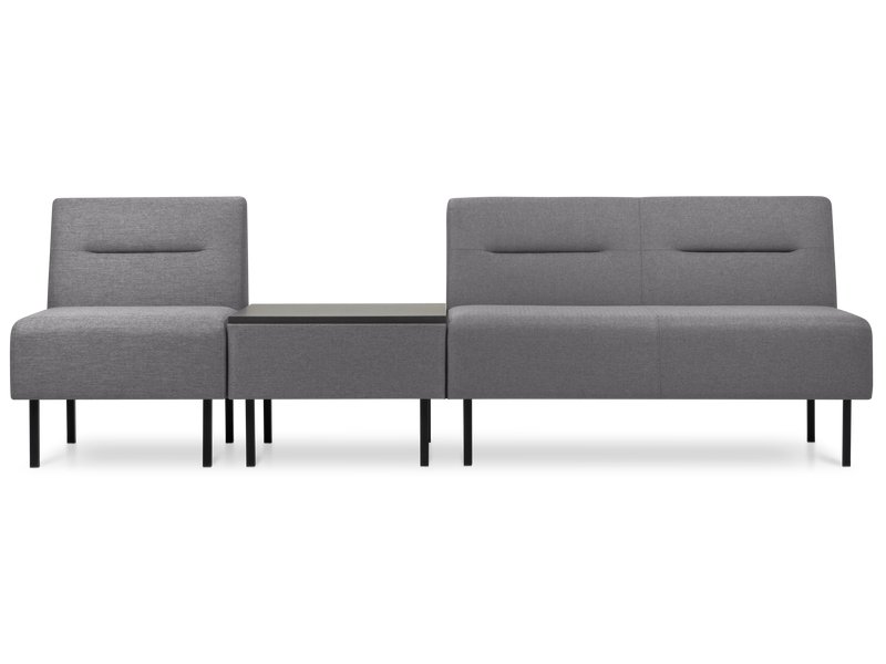 Диван модульный Сэндж-2 Рогожка Серый