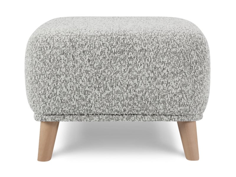 Пуф Милин Букле Серый