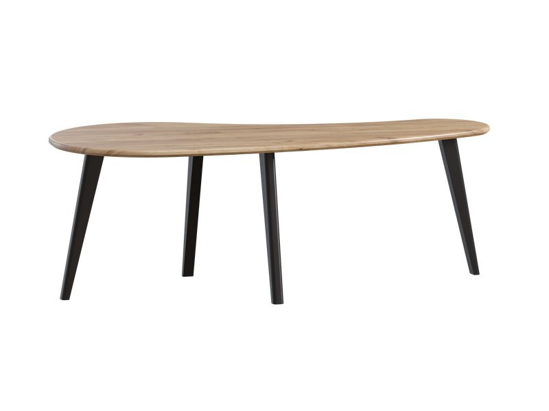 Журнальный стол Вегар-3 Древесный натуральный/Черный