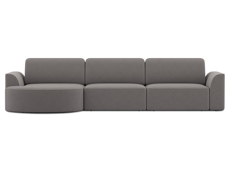 Диван модульный Спейс-М 2 Велюр Серый